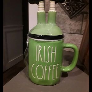 Rae Dunn St. Patty's mug and topper